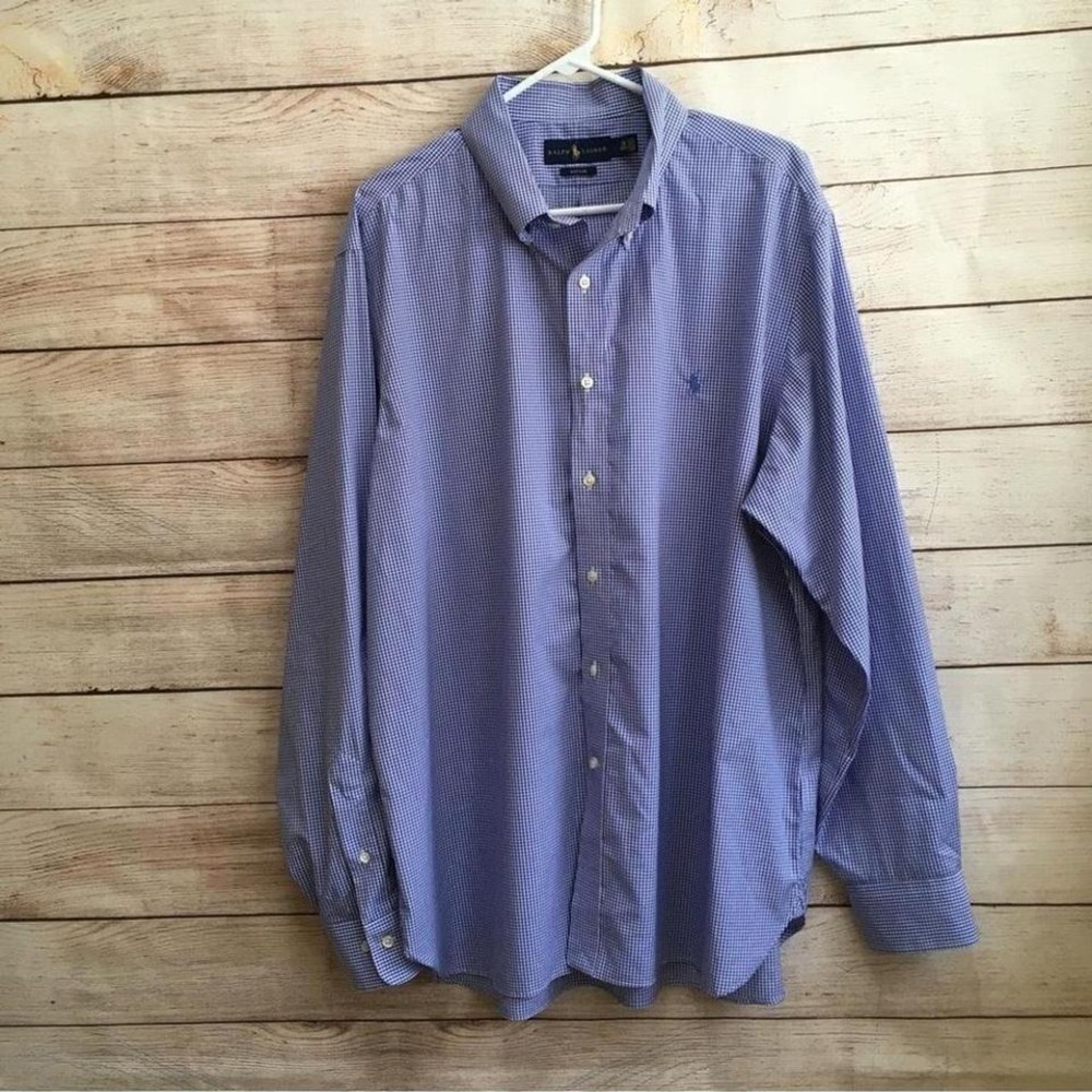 RALPH LAUREN EASY CARE LONG SLEEVE SHIRT‎